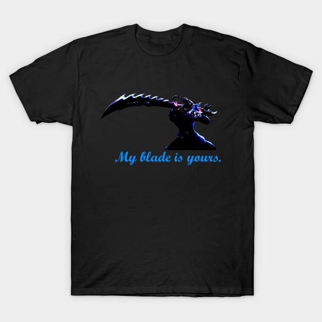 "My blade is yours. " Master Yi T-Shirt by MandalaHaze